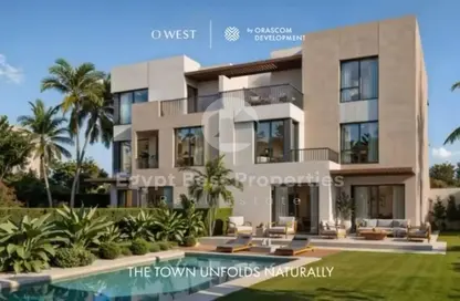 Twin House - 3 Bedrooms - 3 Bathrooms for sale in O West - 6 October Compounds - 6 October City - Giza