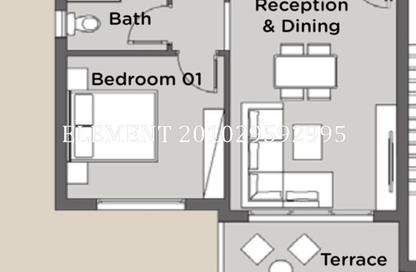 Apartment - 1 Bedroom - 1 Bathroom for sale in Badya Palm Hills - 6 October Compounds - 6 October City - Giza