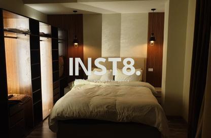 Apartment - 1 Bedroom - 2 Bathrooms for rent in Garden Residence - Hyde Park - New Cairo City - Cairo