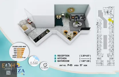 شاليه - 1 حمام للبيع في منطقة الاحياء - الغردقة - محافظة البحر الاحمر