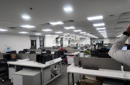 Office Space - Studio - 2 Bathrooms for rent in Bank Center Street - South Teseen St. - The 5th Settlement - New Cairo City - Cairo