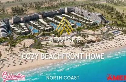 Chalet - 2 Bedrooms - 2 Bathrooms for sale in Celebration West Beach - Ras Al Hekma - North Coast