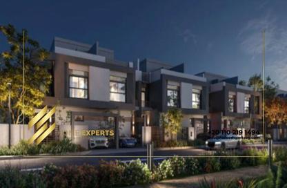 Twin House - 4 Bedrooms - 4 Bathrooms for sale in Bleu Vert - New Capital Compounds - New Capital City - Cairo