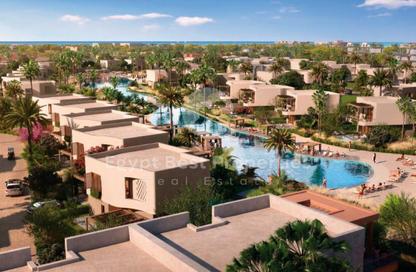 Chalet - 2 Bedrooms - 2 Bathrooms for sale in Ramla Lakeside - Qesm Ad Dabaah - North Coast
