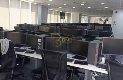 Office Space - Studio - 3 Bathrooms for rent in Bank Center Street - South Teseen St. - The 5th Settlement - New Cairo City - Cairo