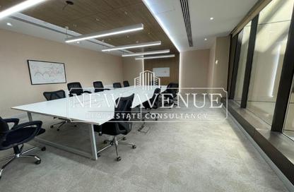 Office Space - 1 Bedroom - 1 Bathroom for rent in Bank Center Street - South Teseen St. - The 5th Settlement - New Cairo City - Cairo