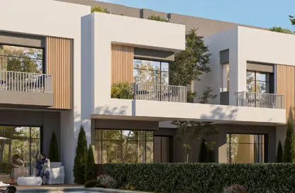 تاون هاوس - 3 غرف نوم - 4 حمامات للبيع في لوجار - مدينة زايد الجديدة - الشيخ زايد - الجيزة