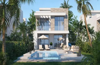 تاون هاوس - 3 غرف نوم - 2 حمامات للبيع في مارينا 1 - مارينا - العلمين - الساحل الشمالي