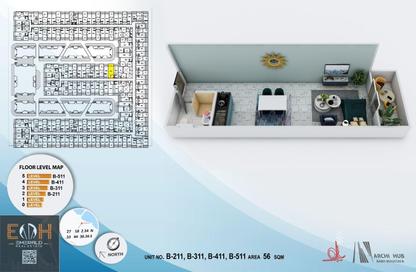 Apartment - Studio - 1 Bathroom for sale in El Hadaba District - Hurghada - Red Sea