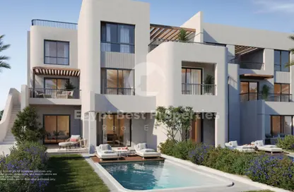 Chalet - 2 Bedrooms - 3 Bathrooms for sale in Makadi Heights - Makadi Orascom Resort - Makadi - Hurghada - Red Sea