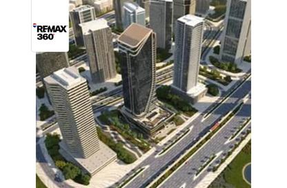 Office Space - Studio - 1 for sale in 6ixty iconic tower - Financial District - New Capital City - Cairo