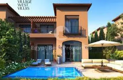 Townhouse - 5 Bedrooms - 5 Bathrooms for sale in Village West - Sheikh Zayed Compounds - Sheikh Zayed City - Giza