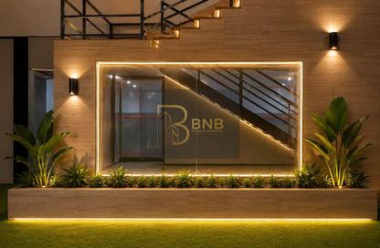 Office Space - Studio - 5 Bathrooms for rent in South Teseen St. - The 5th Settlement - New Cairo City - Cairo