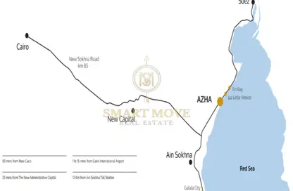 أي فيلا - 3 غرف نوم - 6 حمامات للبيع في أزهى - العين السخنة - السويس