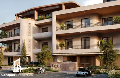 Apartment - 3 Bedrooms - 3 Bathrooms for sale in Crescent Walk - 5th Settlement Compounds - The 5th Settlement - New Cairo City - Cairo