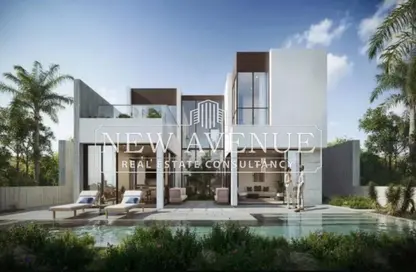 Twin House - 3 Bedrooms - 3 Bathrooms for sale in Solana - New Zayed City - Sheikh Zayed City - Giza