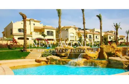 Twin House - 3 Bedrooms - 4 Bathrooms for sale in Al Patio 1 - North Investors Area - New Cairo City - Cairo