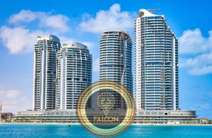 شقة - 2 غرف نوم - 2 حمامات للبيع في ذا جيت تاورز - مدينة العلمين الجديدة - العلمين - الساحل الشمالي