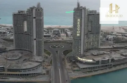 شقة - 2 غرف نوم - 2 حمامات للبيع في نورث ايدج تاورز - مدينة العلمين الجديدة - العلمين - الساحل الشمالي