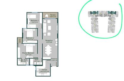 Apartment - 3 Bedrooms - 3 Bathrooms for sale in Muruj - Smouha - Hay Sharq - Alexandria Apartment - 3 Bedrooms - 3 Bathrooms for sale in Muruj - Smouha - Hay Sharq - Alexandria