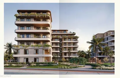 Apartment - 2 Bedrooms - 3 Bathrooms for sale in Crescent Walk - 5th Settlement Compounds - The 5th Settlement - New Cairo City - Cairo