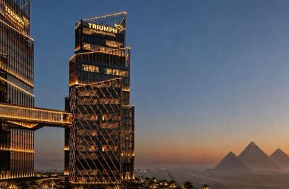شقق فندقية - غرفة نوم - 1 حمام للبيع في طريق الفيوم الصحراوى - مدينة 6 أكتوبر - الجيزة