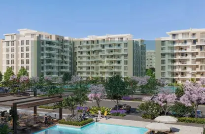 Apartment - 2 Bedrooms - 2 Bathrooms for sale in El Patio Riva - The 6th Settlement - New Cairo City - Cairo