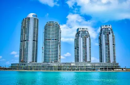 شقق فندقية - 2 غرف نوم - 3 حمامات للبيع في بيتش فرونت تاورز - مدينة العلمين الجديدة - العلمين - الساحل الشمالي