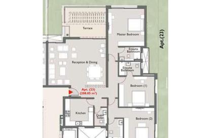 Apartment - 3 Bedrooms - 4 Bathrooms for sale in Capital Gardens   Palm Hills - Mostakbal City Compounds - Mostakbal City - Future City - Cairo