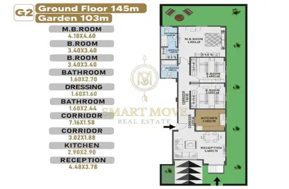 شقة - 3 غرف نوم - 2 حمامات للبيع في النرجس الجديدة - مدينة القاهرة الجديدة - القاهرة