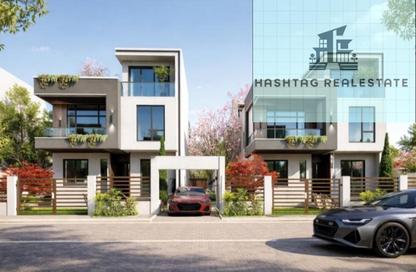 Villa - 5 Bedrooms - 4 Bathrooms for sale in Boulevard Road - Green Belt - 6 October City - Giza Villa - 5 Bedrooms - 4 Bathrooms for sale in Boulevard Road - Green Belt - 6 October City - Giza