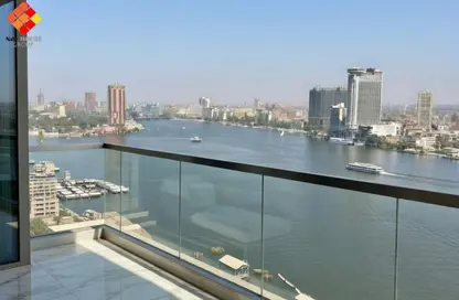Apartment - 4 Bedrooms - 5 Bathrooms for rent in Nile Corniche St. - Al Agouza - Giza