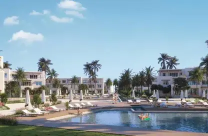 شاليه - 2 غرف نوم - 2 حمامات للبيع في هاسيندا ويست - راس الحكمة - الساحل الشمالي