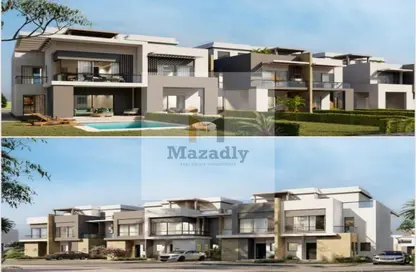 Townhouse - 3 Bedrooms - 4 Bathrooms for sale in Garden Residence - Hyde Park - New Cairo City - Cairo