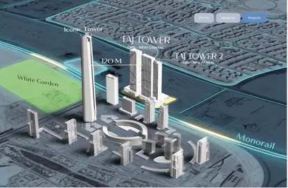مساحات مكتبية - استوديو - 1 حمام للبيع في تاج تاور - منطقة الأعمال المركزيه - العاصمة الإدارية الجديدة - القاهرة