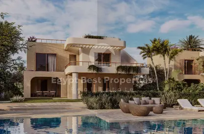 شاليه - 2 غرف نوم - 2 حمامات للبيع في رملة ليك سايد - قسم الضبعة - الساحل الشمالي