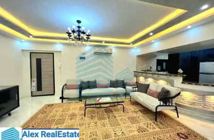 Apartment - 2 Bedrooms - 2 Bathrooms for rent in Al Ghardaqah St. - San Stefano - Hay Sharq - Alexandria