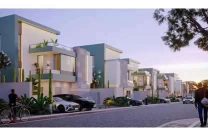 Villa - 3 Bedrooms - 3 Bathrooms for sale in Waslet Dahshur Road - Green Belt - 6 October City - Giza