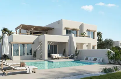 فيلا - 5 غرف نوم - 5 حمامات للبيع في هاسيندا وترز - قسم الضبعة - الساحل الشمالي