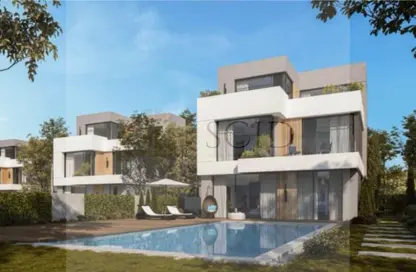 فيلا - 5 غرف نوم - 5 حمامات للبيع في لوجار - مدينة زايد الجديدة - الشيخ زايد - الجيزة