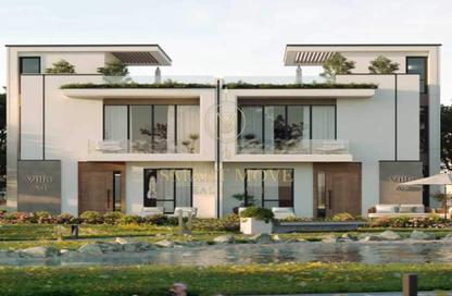 Townhouse - 3 Bedrooms - 6 Bathrooms for sale in Canyon 8 - R8 - New Capital City - Cairo Townhouse - 3 Bedrooms - 6 Bathrooms for sale in Canyon 8 - R8 - New Capital City - Cairo