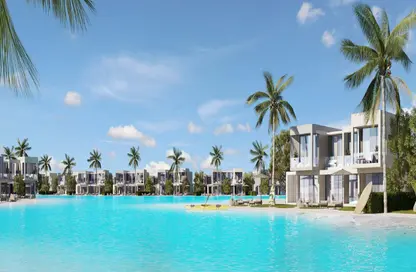 شاليه - 2 غرف نوم - 2 حمامات للبيع في ازها الساحل الشمالي - راس الحكمة - الساحل الشمالي