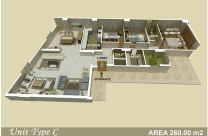 شقة - 3 غرف نوم - 3 حمامات للبيع في شارع الحجاز - المهندسين - الجيزة