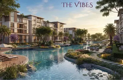 Apartment - 4 Bedrooms - 3 Bathrooms for sale in Tesla Residence - Al Wahat Road - 6 October City - Giza