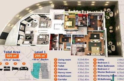 Duplex - 4 Bedrooms - 4 Bathrooms for sale in West Golf - El Katameya Compounds - El Katameya - New Cairo City - Cairo