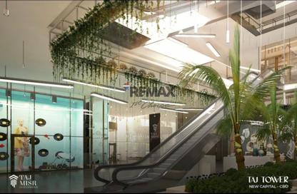 Office Space - 1 Bedroom - 1 Bathroom for sale in Taj Tower - Central Business District - New Capital City - Cairo