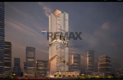 Office Space - 1 Bedroom - 1 Bathroom for sale in Taj Tower - Central Business District - New Capital City - Cairo