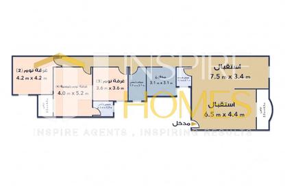 Apartment - 3 Bedrooms - 3 Bathrooms for sale in Kafr Abdo - Roushdy - Hay Sharq - Alexandria Apartment - 3 Bedrooms - 3 Bathrooms for sale in Kafr Abdo - Roushdy - Hay Sharq - Alexandria