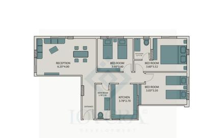 Apartment - 3 Bedrooms - 2 Bathrooms for sale in Bait Alwatan - The 5th Settlement - New Cairo City - Cairo