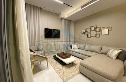 Apartment - 1 Bedroom - 2 Bathrooms for rent in Aljazi Marriott Residences - Mohamed Naguib Axis - North Investors Area - New Cairo City - Cairo